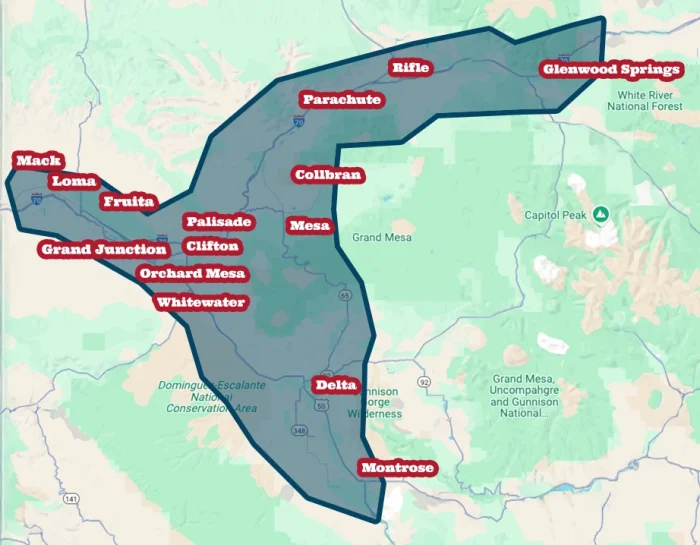 Service Area Map